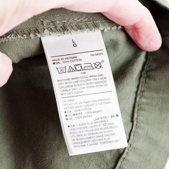 Old Navy Utility Field Jacket Womens Large Hunter Pines Army Green Military - Picture 9 of 10